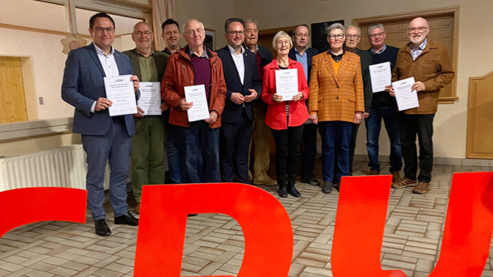 Mitgliederversammlung der CDU Balve