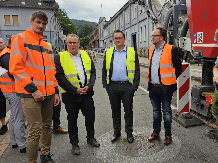 You are currently viewing NRW-Verkehrsminister besucht Hemer im Rahmen der „Sanierungsoffensive“