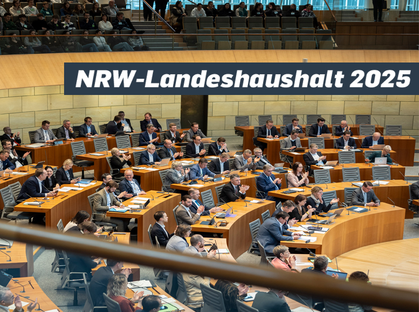 You are currently viewing NRW-Landeshaushalt 2025 ins Parlament eingebracht