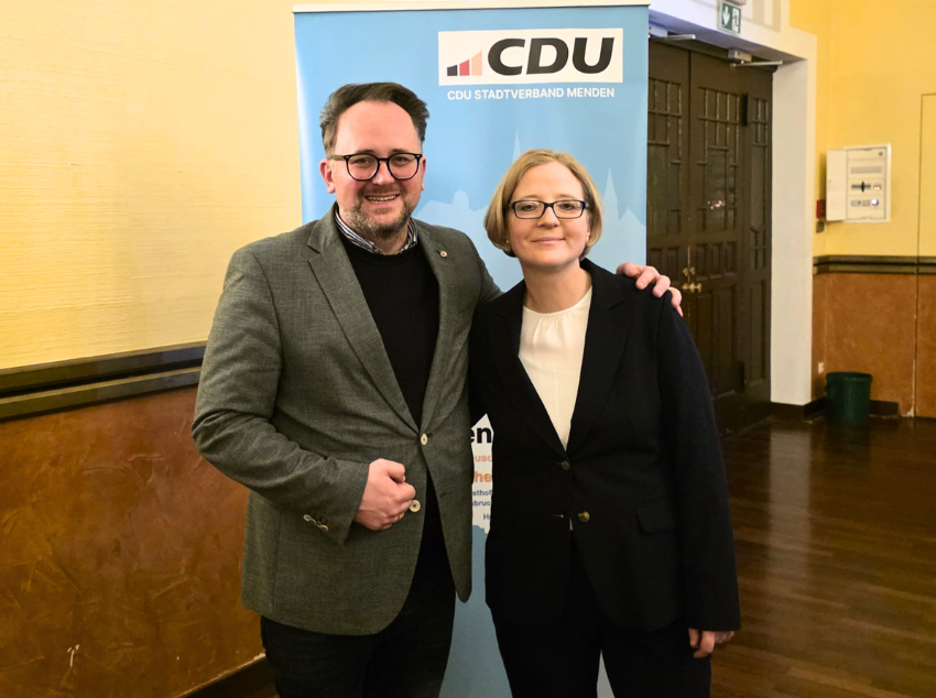 You are currently viewing Aufstellung der CDU-Bürgermeisterkandidatin in Menden