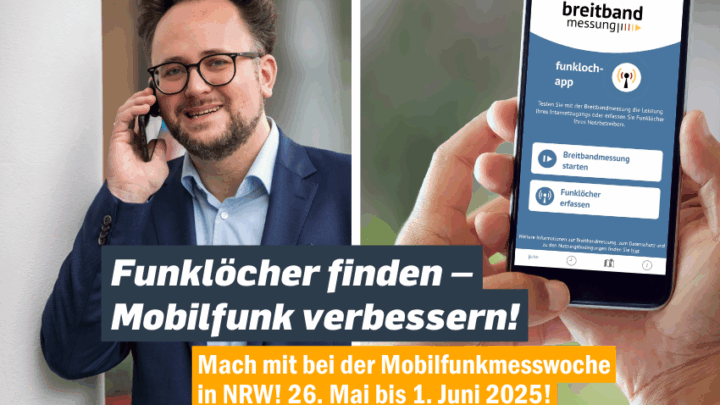 Dritte Mobilfunkmesswoche startet in NRW