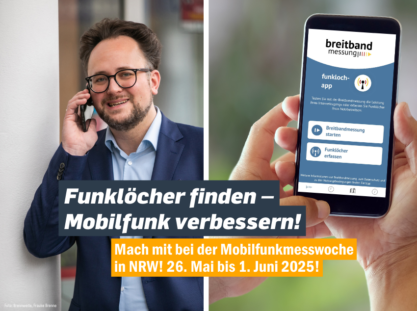 You are currently viewing Dritte Mobilfunkmesswoche startet in NRW