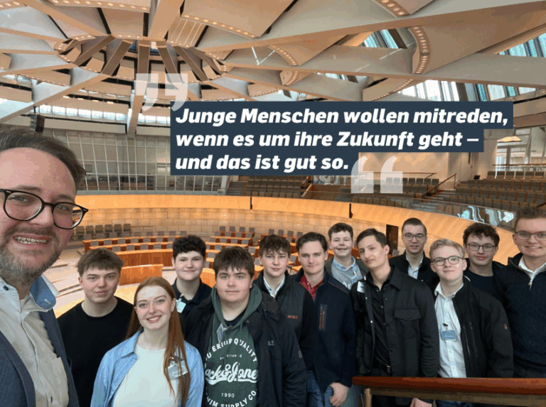 Wahlrecht ab 16 bei Landtagswahlen in Nordrhein-Westfalen.