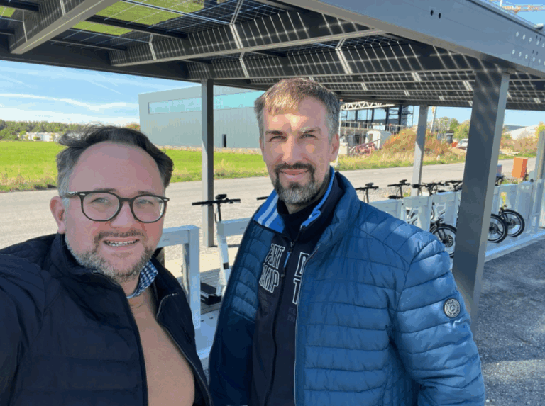 Matthias Eggers mit Markus Topp - Topp-Solar