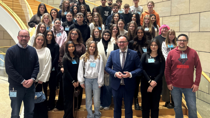 Gertrud-Bäumer-Berufskolleg Plettenberg im Landtag zu Besuch