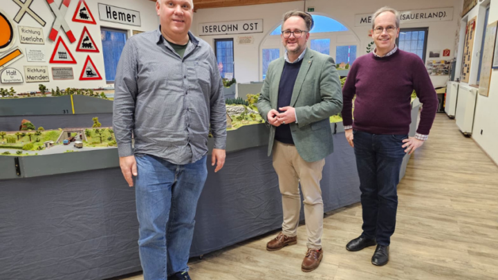 Austausch der Eisenbahnfreunde Hönnetal mit Matthias Eggers MdL