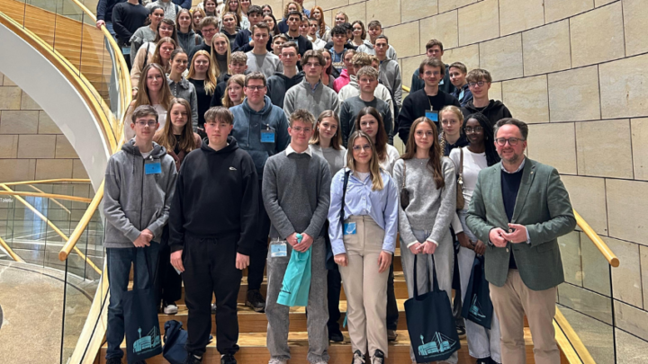 Gymnasium an der Hönne zu Gast im Landtag