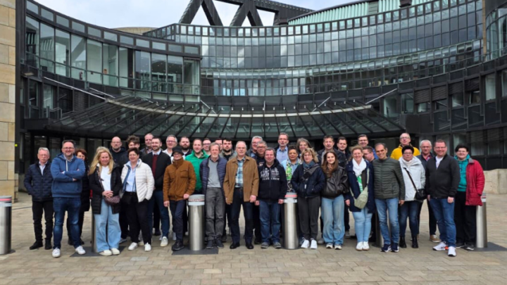 Zu Gast im Landtag: Schützenbruderschaft St. Hubertus Menden-Nord