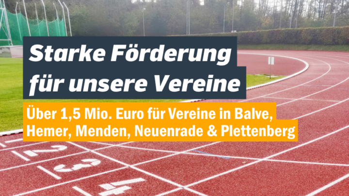 200 Millionen Euro Sportförderung für Vereine